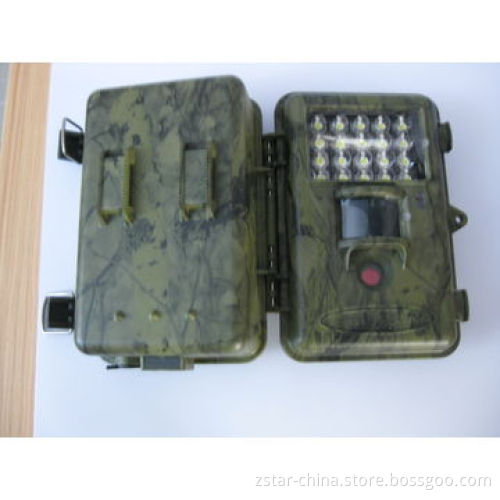 8MP hunting camera with built-in full color/white LED lights, takes pics & videos, day and night